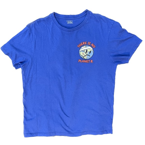 No Planet B Sad Earth T-Shirt Size XL - Picture 2 of 6